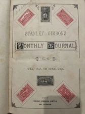 Stanley Gibbons monthly journal July 1895-june 1896