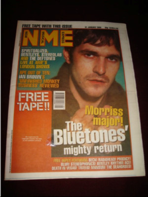 NME 1998 JAN 31 BLUETONES SPIRITUALIZED BENTLEYS STEREOLAB DEFTONES MADONNA
