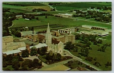 Vintage Postcard SD Yankton Benedictine Convent of the Sacred Heart Aerial~12581