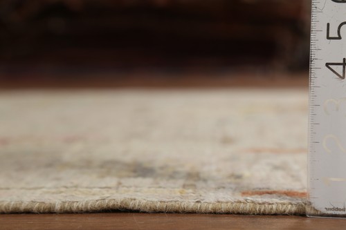 Vegetable Dye Oushak Turkish Hand-knotted Wool Rug for Living Room 7x10 ft - Picture 20 of 21