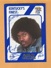 Sonny Collins Kentucky Wildcats AUTO Signed 1989 Card Madisonville KY 9U