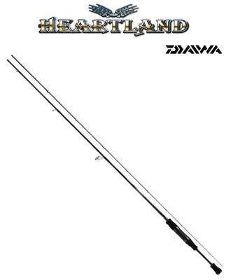 Daiwa Heartland 722ML+FB-ST20 Bass Fishing Rod - 8.6 Foot 6-Piece
