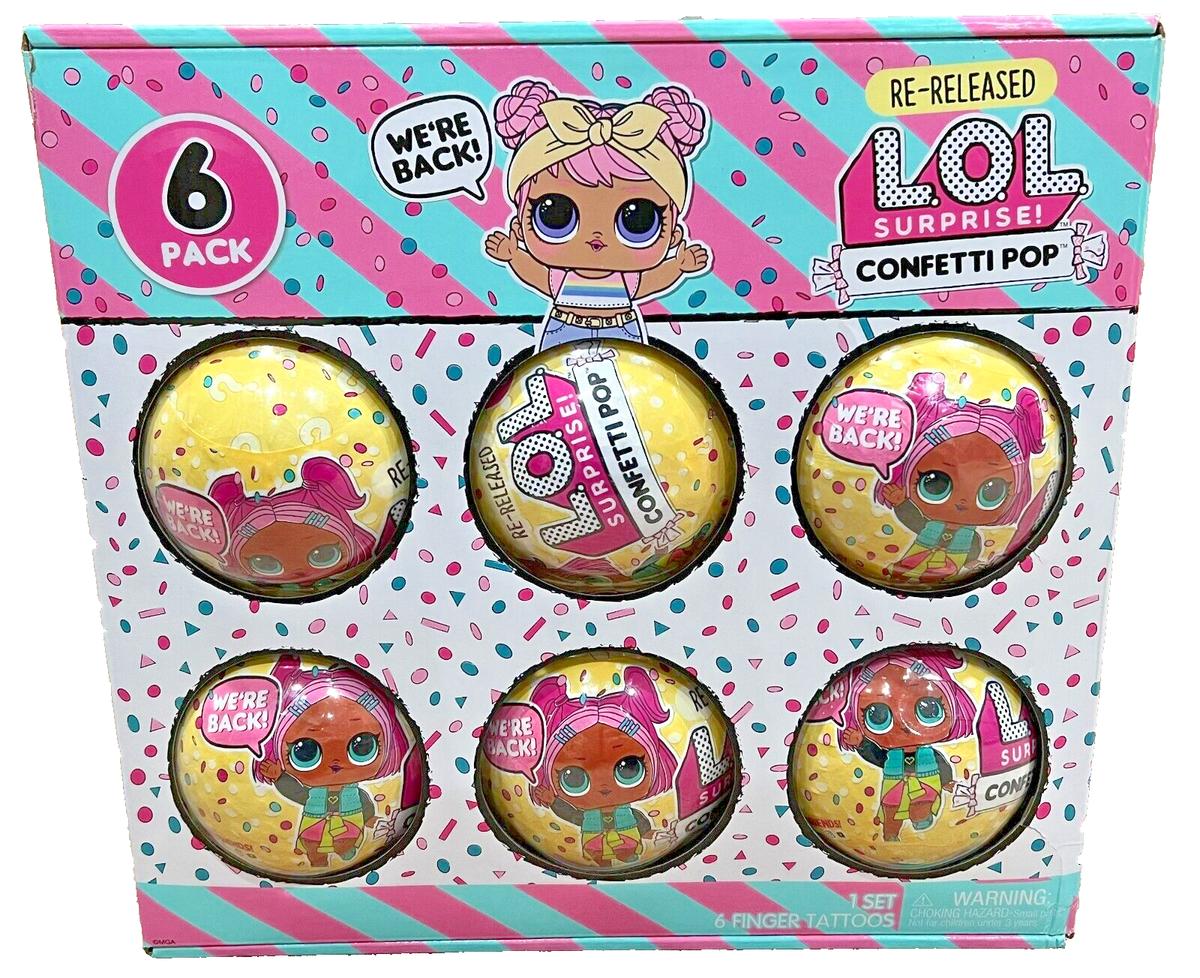Confetti Pop Lol Surprise Doll Shorty Surprise Confetti Pop Dolls
