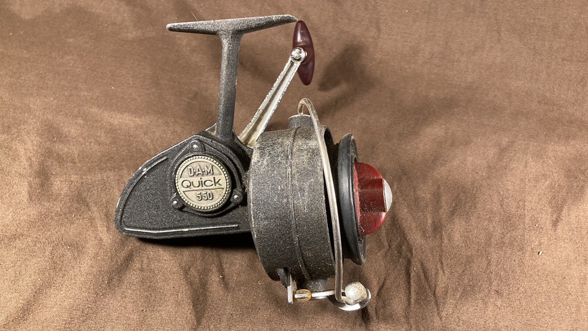 Vintage DAM Quick Spinning Reel Made In West Germany Model 550 | eBay