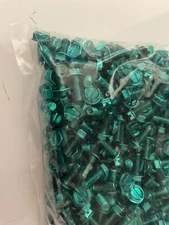 HEX WASHER GROUND SCREW 10-32 X 1/2 GREEN You Choose Pack size: