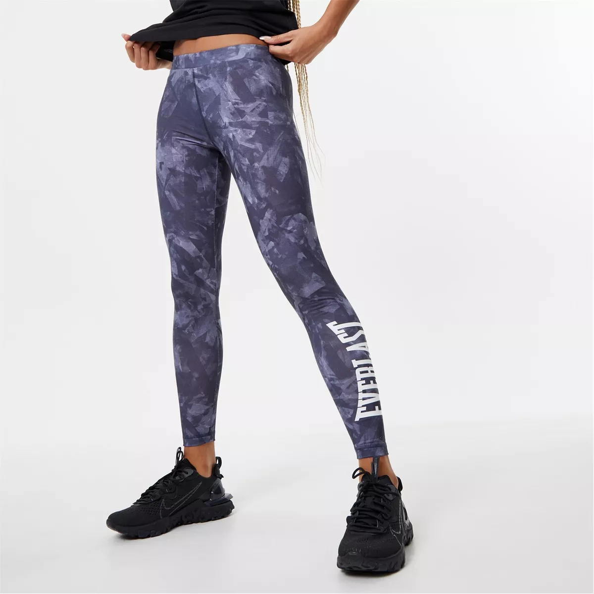 Everlast Leggings Ladies Pants Trousers Bottoms Tonal Stitching