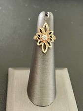 14k Yellow Gold 25pt Diamond Solitaire Ring I54 