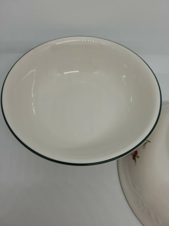 2 Pfaltzgraff Winterberry Navidad Cereal Ensalada Helado Postre Cuenco 6x6x2 Foto 4 de 4