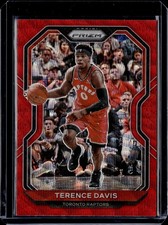 2020-21 Panini Prizm #197 Terence Davis II Ruby Wave Prizms