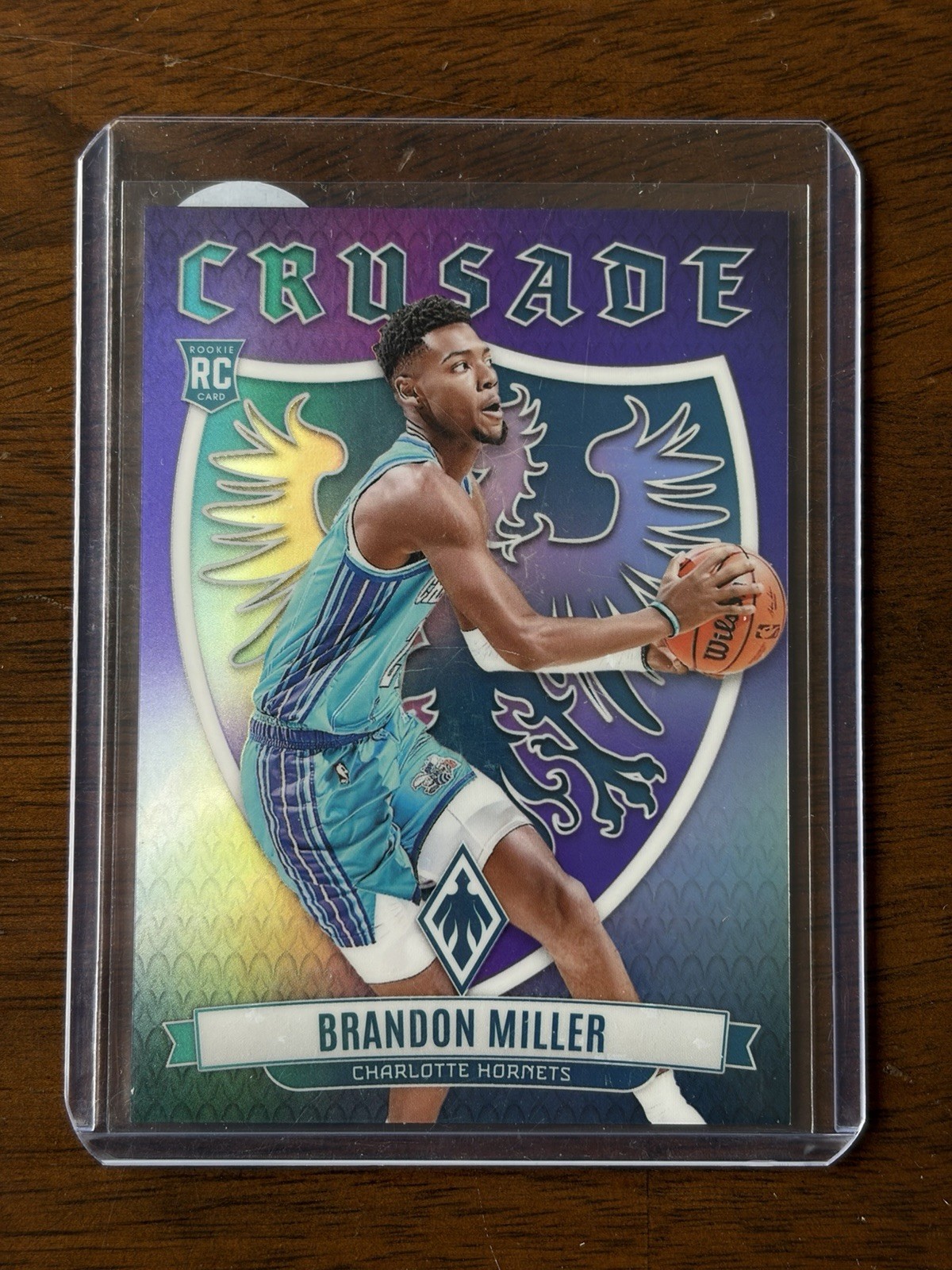 2023-24 Panini Phoenix - Crusade Brandon Miller #18 Purple /75 (RC)