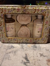 Crabtree Evelyn Summer Hill Body Lotion Shower Gel Bar Soap Gift Set New Tin
