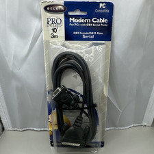 Belkin Pro Series DB9F to DB25M Serial Cable 10 ft F2L088-10