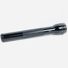 Maglite 12 Flashlight Black 3D Cell Battery Tested Works Vintage Mag-Lite USA
