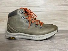 Merrell Ontario Mid Hiking Outdoor Boots Vibram Sole Mens 10 Olive J53209