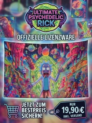 Rick and morty Wandteppich 