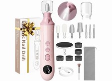 Electric Nail File Drill Set With LED Light
