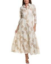 Garrie B Maxi Dress Women's Beige L