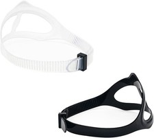 Universal Silicone Replacement Mask Strap 2-Pack, Adjustable for Scuba Diving Sn