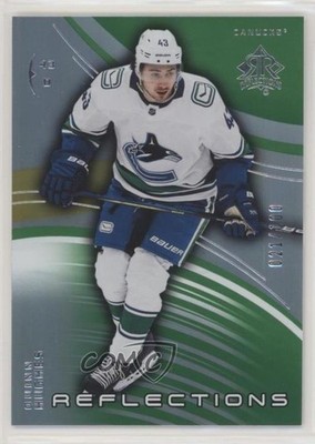 2020 Extended Series Triple Dimensions Reflections Emerald /100 Quinn Hughes um0