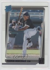 2021 Chronicles Clearly Donruss Rated Rookies Purple 2/25 Yermin Mercedes 2t9