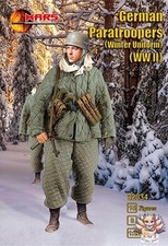 1/32 German Fallschirmjager Winter WW2 15 Figures ORM32034 Plastic Model