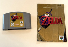 The Legend of Zelda Ocarina of Time w/ Manual Cartridge N64 Nintendo 64 TESTED