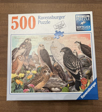 Mint Ravensburger 500 Piece Jigsaw Puzzle  Birds Of Prey  19.5 x 14.25 Complete
