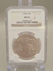 1924 Peace Silver Dollar $1 - NGC MS64