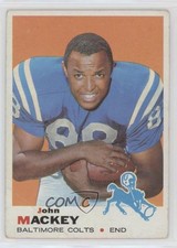1969 Topps John Mackey #207 HOF 5cb