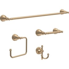 Delta Mylan 4-Piece Bathroom Hardware Set Champagne Bronze Finish - 80 Chars