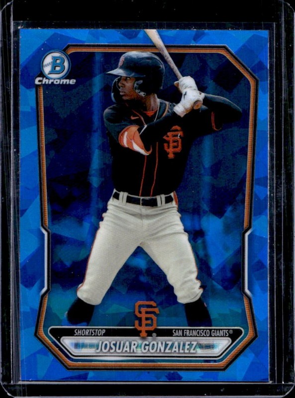 2026 Bowman Sapphire Josuar Gonzalez Chrome Prospects #BCP-56 Giants
