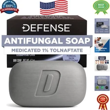 Defense Antifungal Bar Soap - Medicated Treatment for Jock Itch & Athlete's Foot