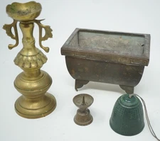 Buddhist altar items, incense burners, bells, etc. from Japan 0413D7