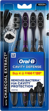 Oral B Cavity Toothbrush Medium Pack of 4