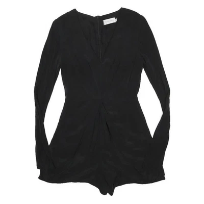 ZIMMERMANN Mono De Seda Negro De Manga Larga XS Elegante - Imagen 1 de 4