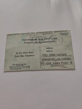 Kriegsgefangenenpost USA card Darmstadt Ernst Walter 20.05.46