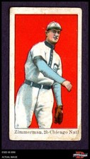1909 E92 Dockman Heinie Zimmerman Cubs 2 - GOOD