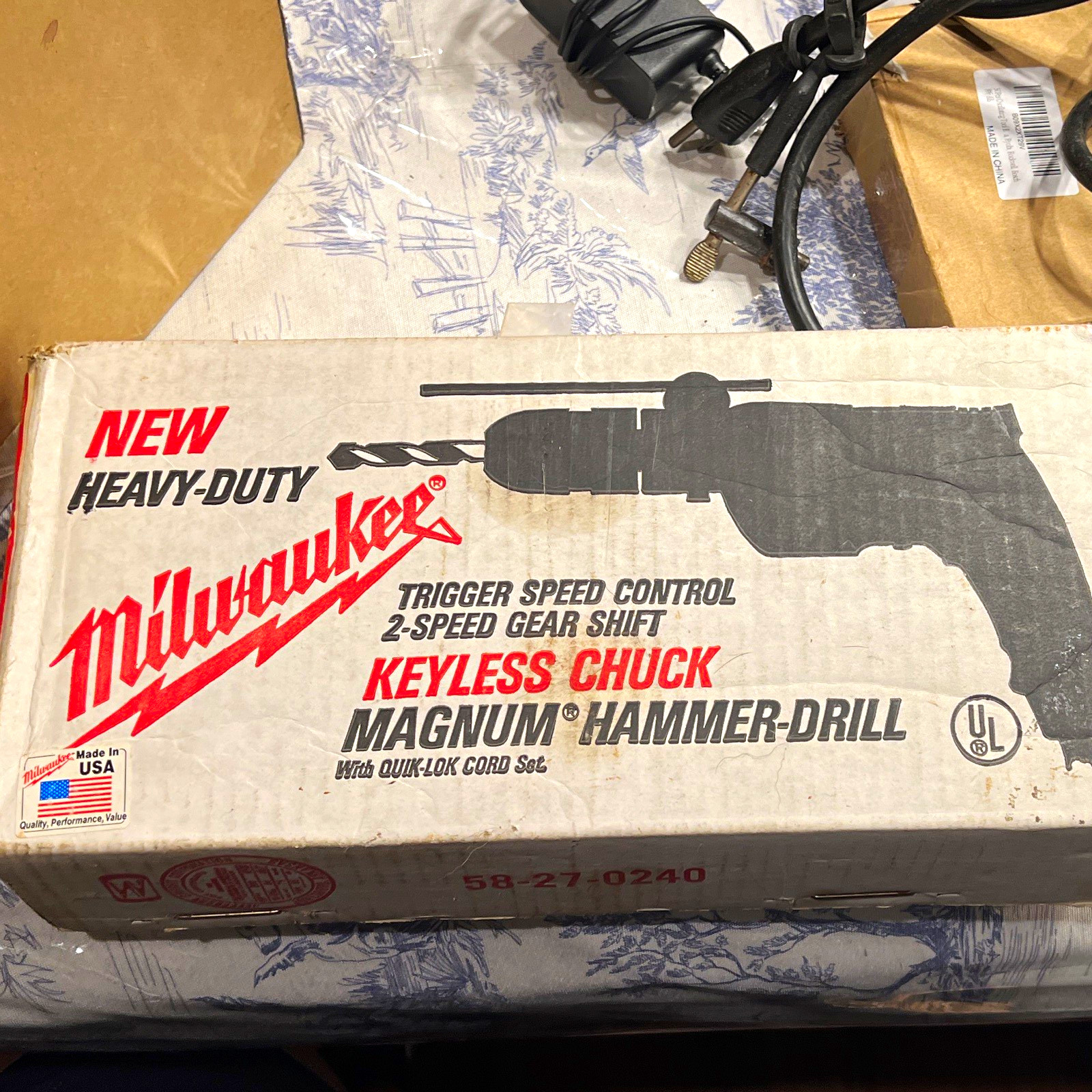 Milwaukee Magnum Heavy-Duty 1/2" Hammer Drill Keyless Chuck 2-Speed Reversing