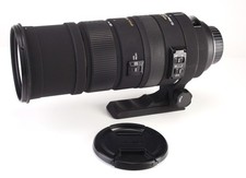 Sigma DG 150-500mm F5-6.3 APO HSM OS Autofocus Lens Nikon DSLR Front & Rear Caps