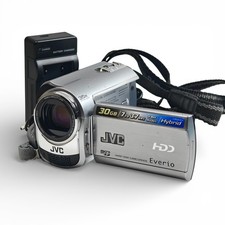 JVC Everio GZ-MG330 Camcorder 30GB HDD Silver Digital Video Camera  Charger