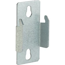 Kenney Double Silver Curtain Rod Bracket (2-Pack) KN852 Kenney KN852