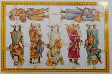 Glanzbilder Weihnachten Weihnachtsmann Geschenke Posiebilder Deko Mamelok 58