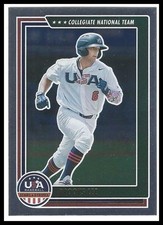 Brooks Lee 2022 Panini Stars & Stripes USA Baseball Longevity Retail Base #12