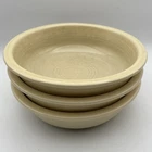 Fiesta Fiestaware Pastel Yellow Cereal Soup Bowls Rimmed 7” Set Of 3 READ