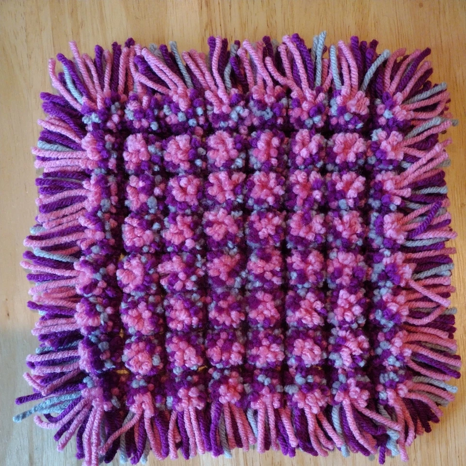 Nuevo remache pompón hecho a mano 9" Foto 4 de 4