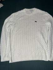 Originaler Lacoste Pullover In Weis
