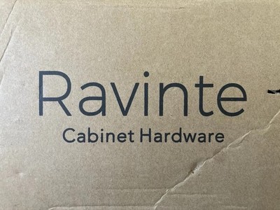 Ravinte Matte Black Kitchen Cabinet Handle lot of 37 