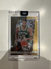Jayson Tatum 2024-25 Panini Prizm DECA Black Gold Shimmer FOTL /8 #133