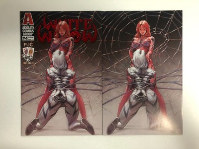 White Widow #4 - Pocket Jacks Exclusive Virgin/ Trade Variant - 2020 - Absolute