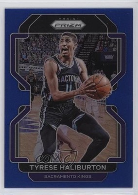 2021-22 Panini Prizm Blue Prizm 129/199 Tyrese Haliburton #196 7sd